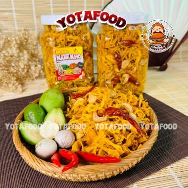 Khô Gà Bơ Tỏi 1Kg Giòn Ngon Đậm Vị - Giá Ưu Đãi 185.000 | Yotafood