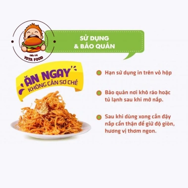 Khô Gà Bơ Tỏi 1Kg Giòn Ngon Đậm Vị - Giá Ưu Đãi 185.000 | Yotafood