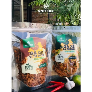 Khô Gà Cay Tứ Xuyên Nồng Bùng - Đồ Ăn Vặt VN-FOODS Dạng Hũ Giá 51,000 VND 3 Khô Gà Cay Tứ Xuyên Nồng Bùng - Đồ Ăn Vặt VN-FOODS Dạng Hũ Giá 51,000 VND 3