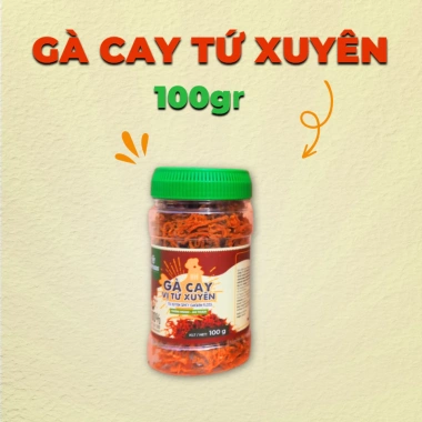 Khô Gà Cay Tứ Xuyên Nồng Bùng - Đồ Ăn Vặt VN-FOODS Dạng Hũ Giá 51,000 VND