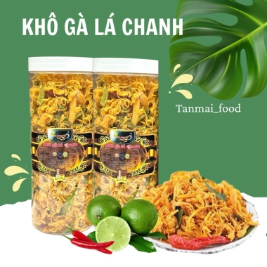Khô Gà Lá Chanh 1KG (2 túi 500g) - Giá ưu đãi 250k, Đóng gói tiện lợi 5