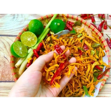 Khô Gà Lá Chanh 1KG Siêu Ngon 240.500đ Giảm 185.000đ Gà Giòn Tan, Hương Vị Tươi Mát 6