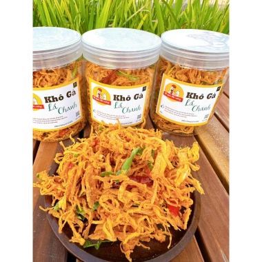 Khô Gà Lá Chanh 200g LHYFOOD Giòn Tan, Hương Chanh Tươi, Giá 45.000 VNĐ Giảm Giá 4