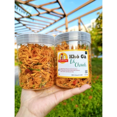Khô Gà Lá Chanh 200g LHYFOOD Giòn Tan, Hương Chanh Tươi, Giá 45.000 VNĐ Giảm Giá 6