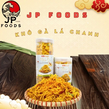Khô Gà Lá Chanh 300-1.000gr Giòn Ngon Đậm Vị - Đồ Ăn Vặt VNFOOD Giá 72.000đ