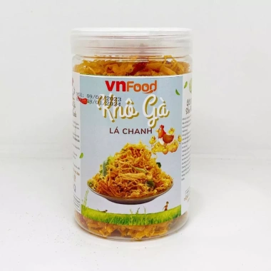 Khô Gà Lá Chanh 300-1.000gr Giòn Ngon Đậm Vị - Đồ Ăn Vặt VNFOOD Giá 72.000đ 2