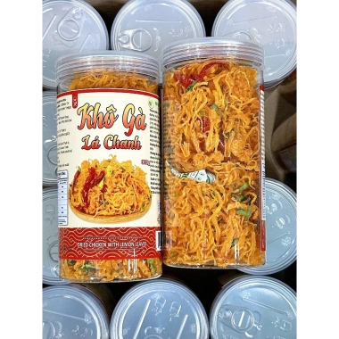 Khô Gà Lá Chanh 300/500g - Ăn Vặt Thơm Ngon, Set Quà Tết, Giá Ưu Đãi 82.400₫ 3 Khô Gà Lá Chanh 300/500g - Ăn Vặt Thơm Ngon, Set Quà Tết, Giá Ưu Đãi 82.400₫ 3