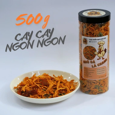 Khô Gà Lá Chanh 500g Đậm Vị Giòn Rụm - Bếp Cô Còi - Giá 30.000 VND 4