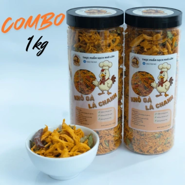 Khô Gà Lá Chanh 500g Đậm Vị Giòn Rụm - Bếp Cô Còi - Giá 30.000 VND 9
