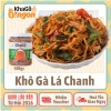 Khô Gà Lá Chanh 500g Giòn Tan Ăn Vặt Văn Phòng Đặc Sản Sài Gòn KHA GỒ 3