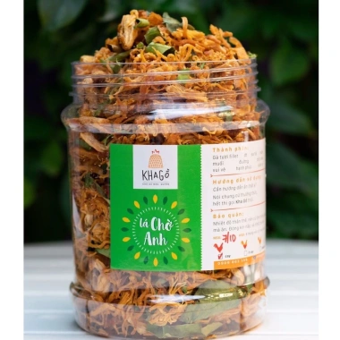 Khô Gà Lá Chanh 500g Giòn Tan Ăn Vặt Văn Phòng Đặc Sản Sài Gòn KHA GỒ 4 Khô Gà Lá Chanh 500g Giòn Tan Ăn Vặt Văn Phòng Đặc Sản Sài Gòn KHA GỒ 4
