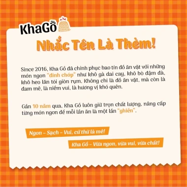 Khô Gà Lá Chanh 500g Giòn Tan Ăn Vặt Văn Phòng Đặc Sản Sài Gòn KHA GỒ