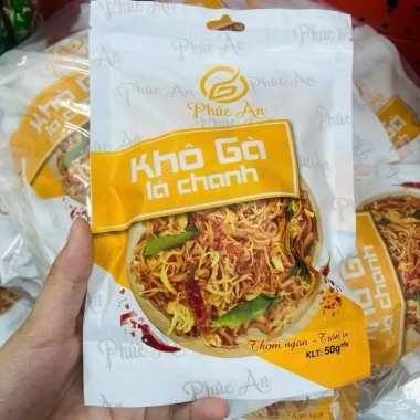 Khô Gà Lá Chanh 50g + Ức Gà Tươi – Combo Giá Sỉ Cho Quán, Ăn Vặt Hot, Giá Chỉ 149k