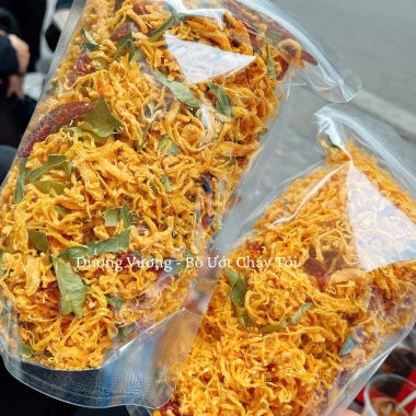 Khô gà lá chanh Dương Vương 100-500gr - Thơm ngon, an toàn, nhiều đạm, ít chất béo, 100k