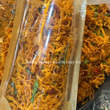 Khô gà lá chanh Dương Vương 100-500gr - Thơm ngon, an toàn, nhiều đạm, ít chất béo, 100k