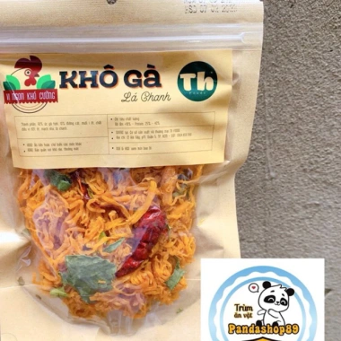 Khô gà lá chanh - Giòn thơm, túi zip giấy sinh thái, giảm còn 20.500 VND