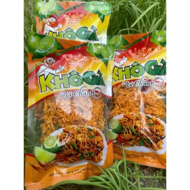 Khô Gà Lá Chanh Loại 1 – Ít Cay, Thơm Ngon, Đậm Vị, Giá 30.000₫ (giảm từ 37.500)