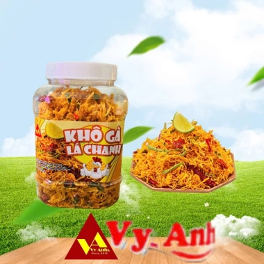 Khô Gà Lá Chanh Loại 1 Nhà Vy Anh 500gr - Thơm Ngon, Giảm Giá 22% - Chỉ 98.000 VND