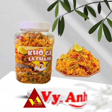 Khô Gà Lá Chanh Loại 1 Nhà Vy Anh 500gr - Thơm Ngon, Giảm Giá 22% - Chỉ 98.000 VND