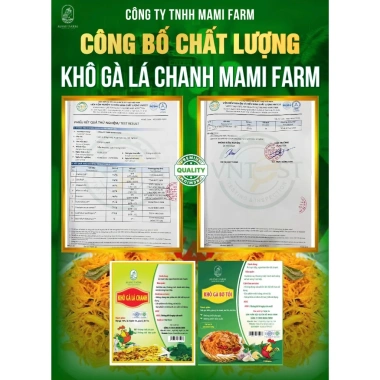 Khô Gà Lá Chanh Mami Farm - Thịt Gà Khô Hương Chanh, Giảm Giá - Chỉ 100.000₫