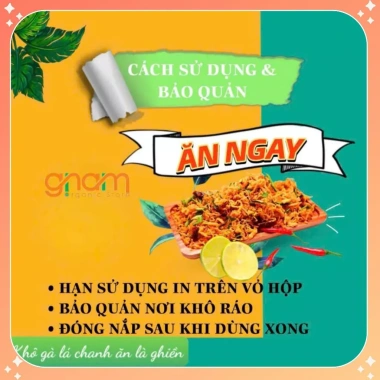 Khô Gà Lá Chanh Siêu Ngon 1kg Đậm Vị Cay Mặn Ăn Là Ghiền Giá Ưu Đãi 339.000 VND