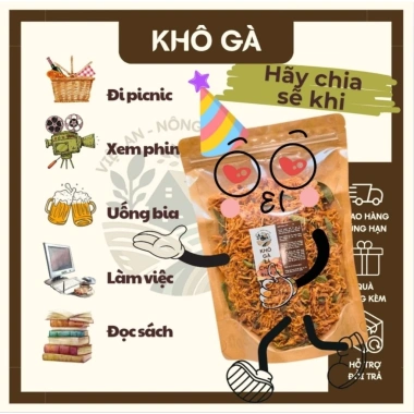 Khô gà lá chanh thượng hạn 300g/200g - Hương vị thơm ngon, chỉ 89.000đ | Việt An Nosato