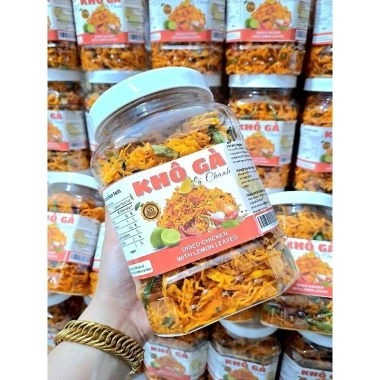 Khô gà lá chanh xé cay Thi Thi 500g - Ăn vặt ngon, giảm giá 120k