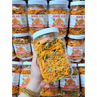 Khô gà lá chanh xé cay Thi Thi 500g - Ăn vặt ngon, giảm giá 120k