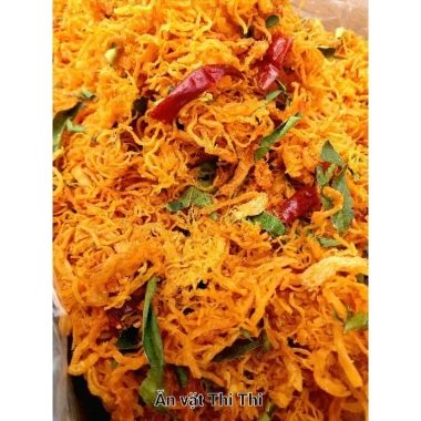 Khô gà lá chanh xé cay Thi Thi 500g - Ăn vặt ngon, giảm giá 120k