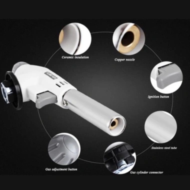 Khò Gas Mini Tự Động Đánh Lửa Flame Gun 1.400°C Núm Điều Chỉnh Nhiệt - Freeship BESTPOOL Giá 22.800₫ 8