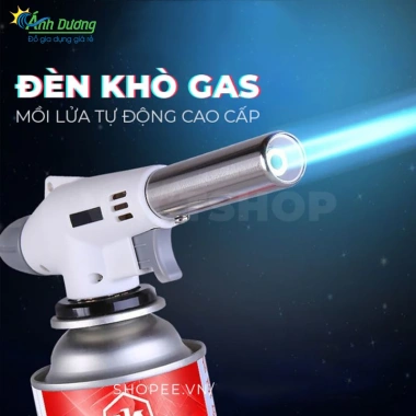 Khò Gas Mini Tự Động Đánh Lửa Flame Gun - Súng Khò Gas Điện Tử Cầm Tay, Đầu Khò Gas Chuyên Dụng 2
