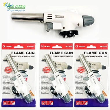 Khò Gas Mini Tự Động Đánh Lửa Flame Gun - Súng Khò Gas Điện Tử Cầm Tay, Đầu Khò Gas Chuyên Dụng 3