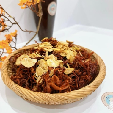 Khô heo cháy tỏi 200g-500g - Đồ ăn vặt siêu ghiền, siêu cuốn - TRANGSU FOODS 3
