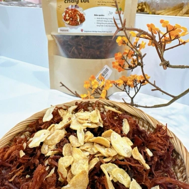 Khô heo cháy tỏi 200g-500g - Đồ ăn vặt siêu ghiền, siêu cuốn - TRANGSU FOODS 4