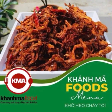Khô heo cháy tỏi Khánh Mã 250g - Thịt lợn khô giòn, vị tỏi đậm, giảm còn 140k
