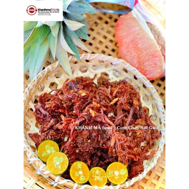 Khô heo cháy tỏi Khánh Mã 250g - Thịt lợn khô giòn, vị tỏi đậm, giảm còn 140k 2