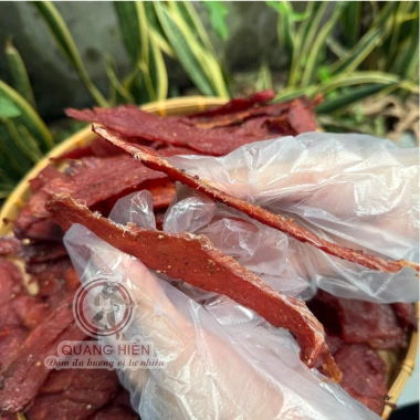 Khô Heo Xông Khói Quang Hiển – Thịt Heo Thật, Vị Đậm Đà, Thơm Khói, Chuẩn ATVSTP 6