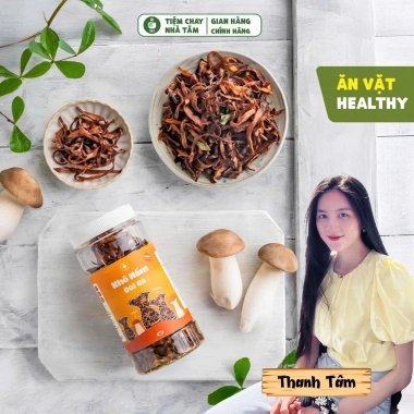 Khô Nấm Đùi Gà Tiệm Chay Nhà Tâm - Giòn Tan, Đậm Hương, Giá 85k Giảm Đặc Biệt
