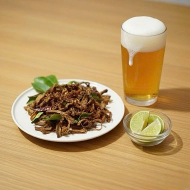 Khô Nấm Lá Chanh Bếp Bà Phương 500g – Cay cay, thơm ngon, mềm ngọt, không mì chính, 44.400đ