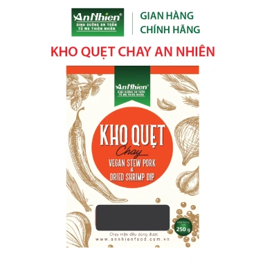 Kho Quẹt Chay An Nhiên 250g - Dinh Dưỡng An Toàn, Giảm Giá 16%, Giá 50.000đ
