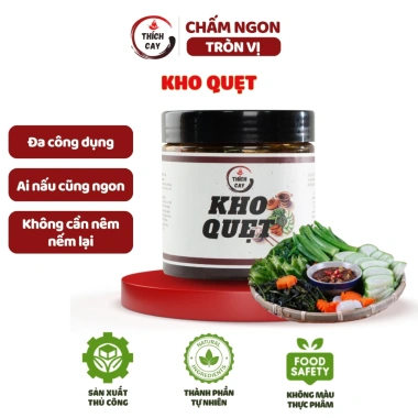 Kho Quẹt Thích Cay - Tiện lợi, Ngon, Bi quyết, Giá truyền đặc sản Việt chỉ 67.000₫ (Giảm từ 87.100₫) Kho Quẹt Thích Cay - Tiện lợi, Ngon, Bi quyết, Giá truyền đặc sản Việt chỉ 67.000₫ (Giảm từ 87.100₫)