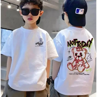 Kho Sẵn COD2.025 3/4-13/14 Độc Cổ Tròn Gái Trai 100% Cotton Giá ưu đãi 143.332 VND