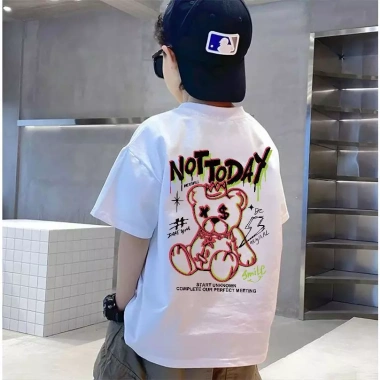 Kho Sẵn COD2.025 3/4-13/14 Độc Cổ Tròn Gái Trai 100% Cotton Giá ưu đãi 143.332 VND