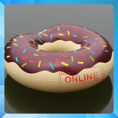 KHO SỈ Phao Bơi Tròn Đa Dụng Cho Bé & Người Lớn - Hình Bánh Donut Giá 50.000₫