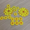 Kho sỉ toàn quốc phụ kiện Tết - Set 16 hoa Mai xốp kim tuyến, chỉ 17.000 VND 3