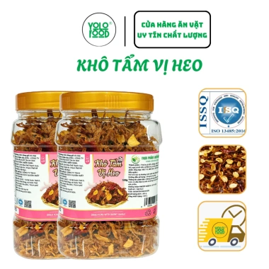 Khô Tẩm Vị Heo YOLOFOOD 150-500g Đậm Đà Cay Ngọt - Ăn Vặt Ngon, Quà Tết Giá 48,140₫