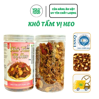 Khô Tẩm Vị Heo YOLOFOOD 150-500g Đậm Đà Cay Ngọt - Ăn Vặt Ngon, Quà Tết Giá 48,140₫