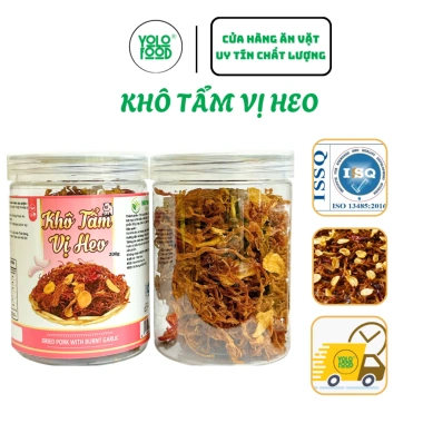 Khô Tẩm Vị Heo YOLOFOOD 150-500g Đậm Đà Cay Ngọt - Ăn Vặt Ngon, Quà Tết Giá 48,140₫