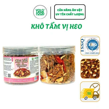 Khô Tẩm Vị Heo YOLOFOOD 150-500g Đậm Đà Cay Ngọt - Ăn Vặt Ngon, Quà Tết Giá 48,140₫