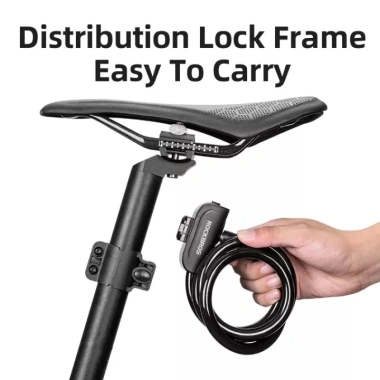 Khóa Cáp Anti-Theft Rockbros Thép Bảo Vệ Xe Đạp Off-Road & Đường Núi - Giá 204k 5